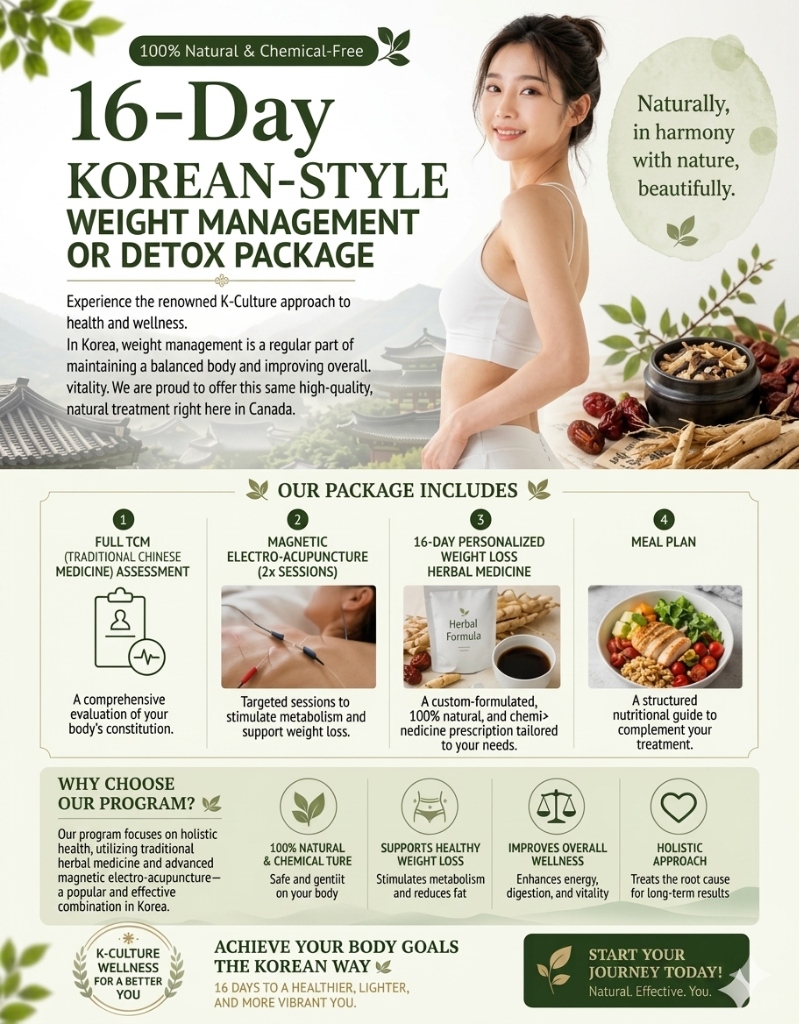 16-Day Korean Style Detox Flyer